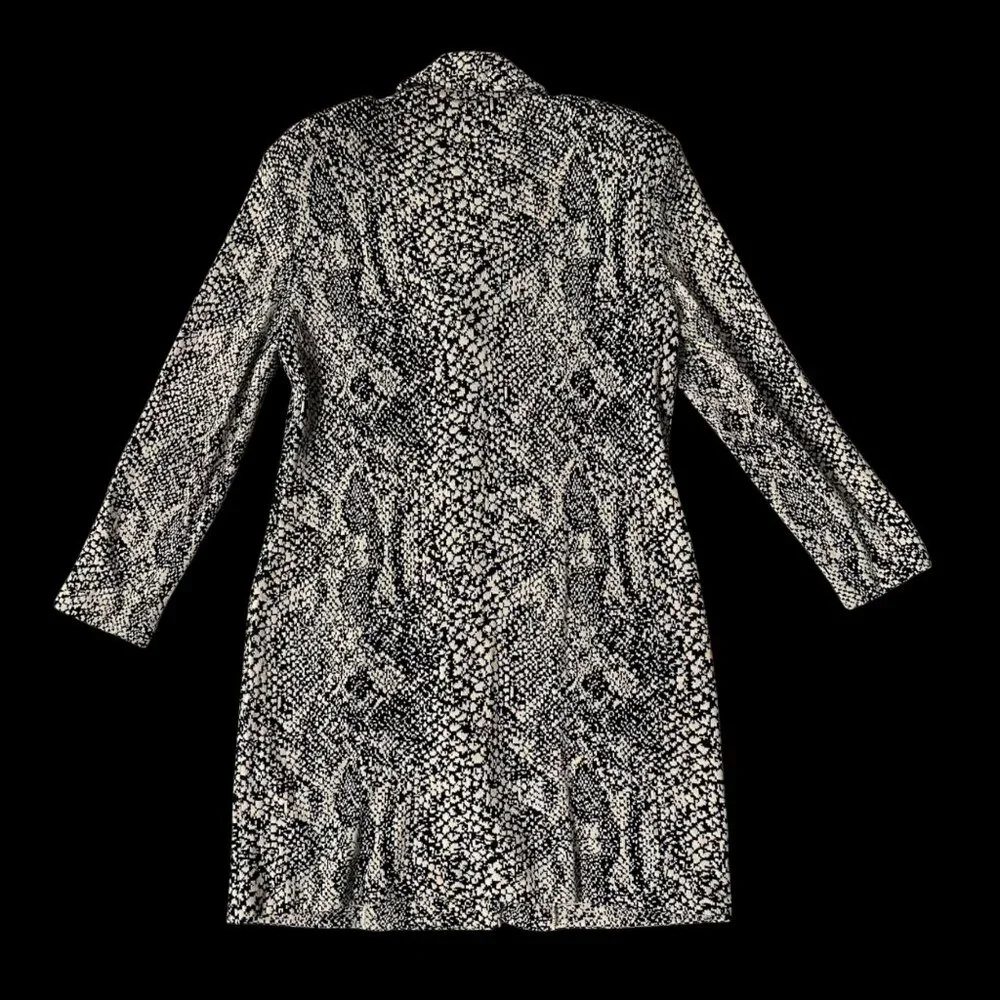 Vintage St John Collection Santana Knit Jacket Snakeskin Print Blazer Size 6 USA - Picture 3 of 12